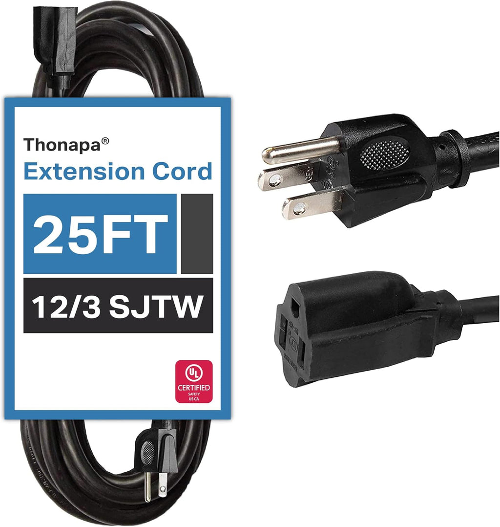 Yellow 25 Ft Heavy Duty Outdoor Extension Cord I2265