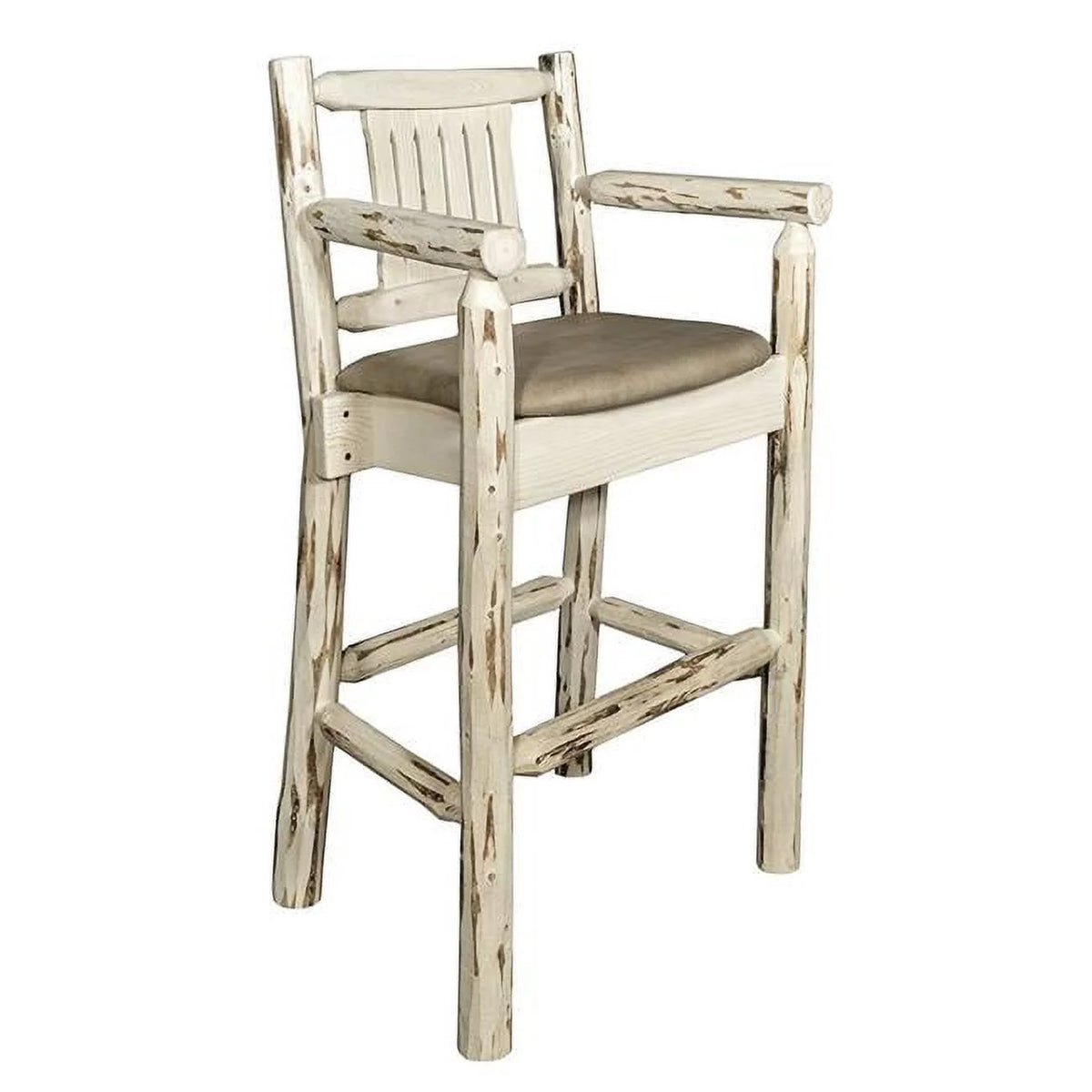 Upholstered Seat Barstool R2456