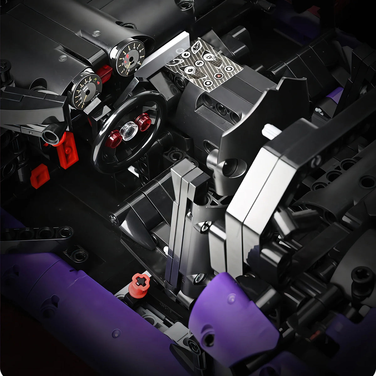 Purple Speed Champion Sports Car Building Kit Toy T16456