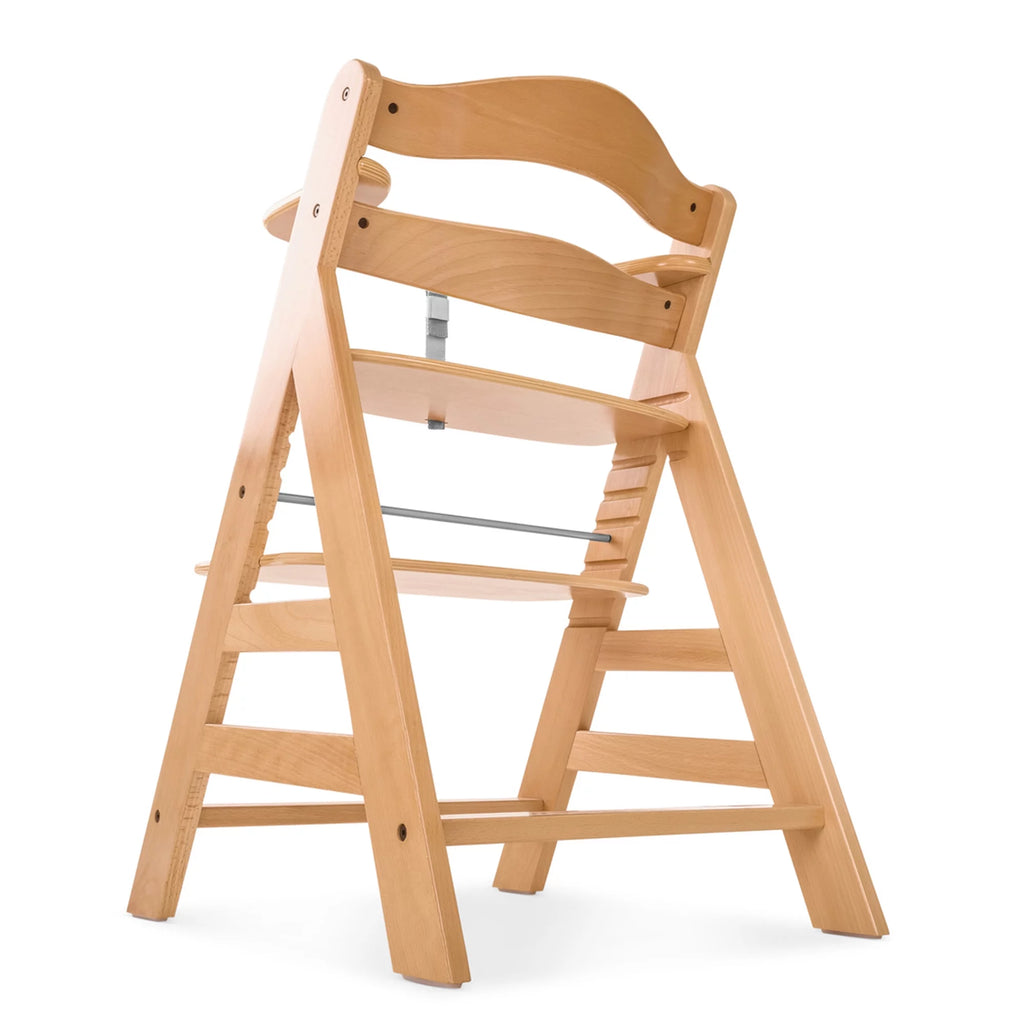 Wooden High Chair with Grey Tray & Seat Cushion E174018