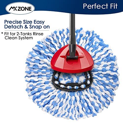 Spin Mop Head Replacement Base Handle 4 Mop Replace Heads Combo Set A1198