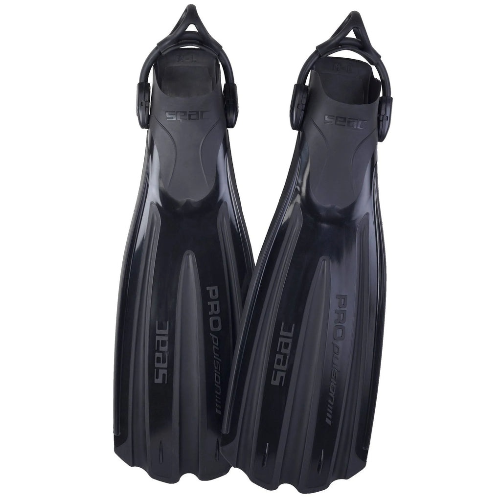 Black Medium/Large Scuba Fins I391