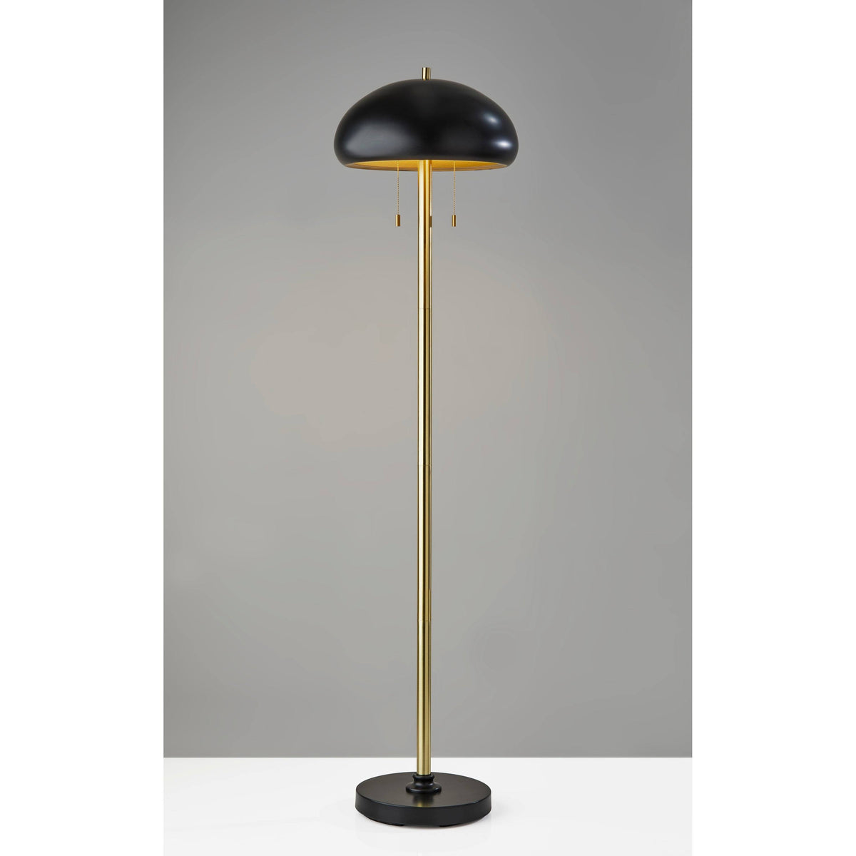 Black Cap Floor Lamp J7545