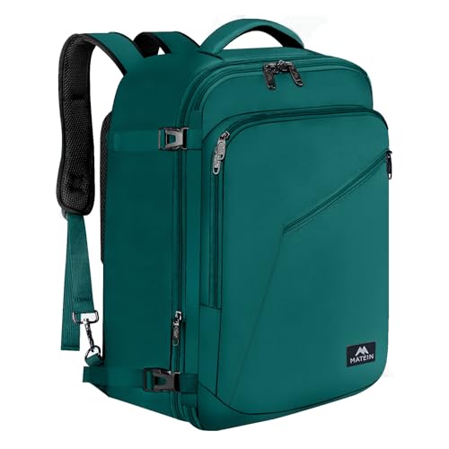 Black 27L Lightweight Expandable Waterproof Travel Backpack W421