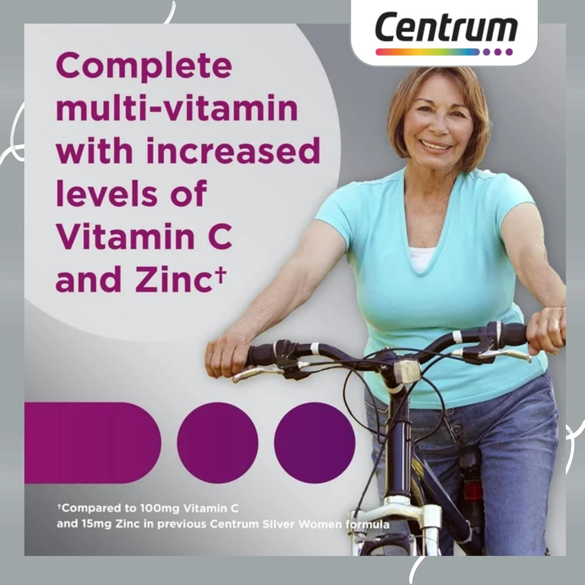 65 Tablets Multivitamin Supplement for Women 50 Plus V7096