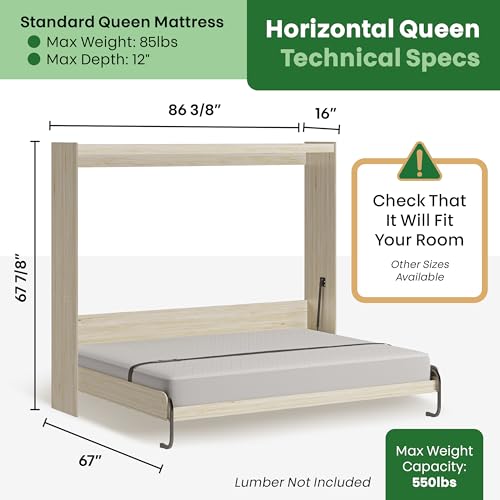Queen Vertical Murphy Bed Kit N656