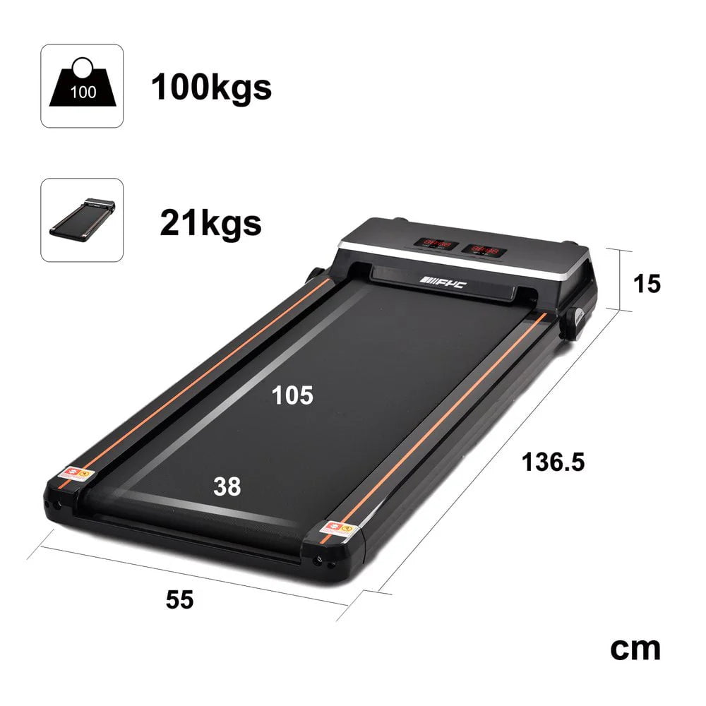 2.5HP Slim Under Desk Electric Treadmill U759940