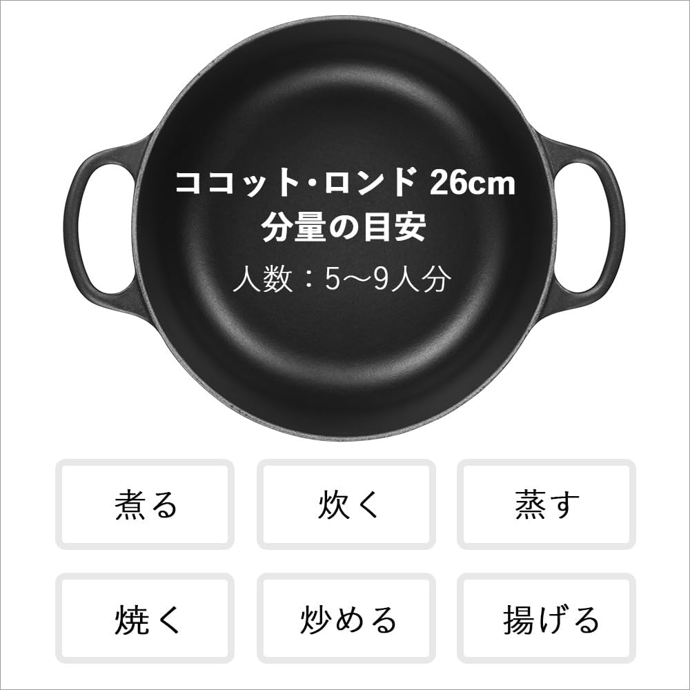 5.5 qt. Enameled Cast Iron Round Dutch Oven Y3586