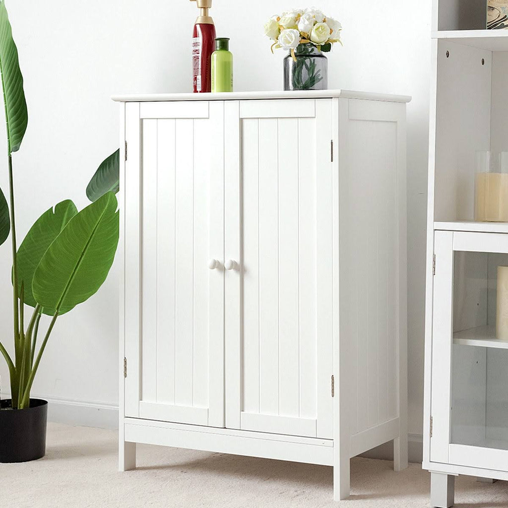 Bathroom Floor Storage Double Door Cabinet A78285