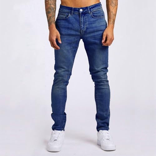 Regular Fit Straight Leg Denim Jeans A536707