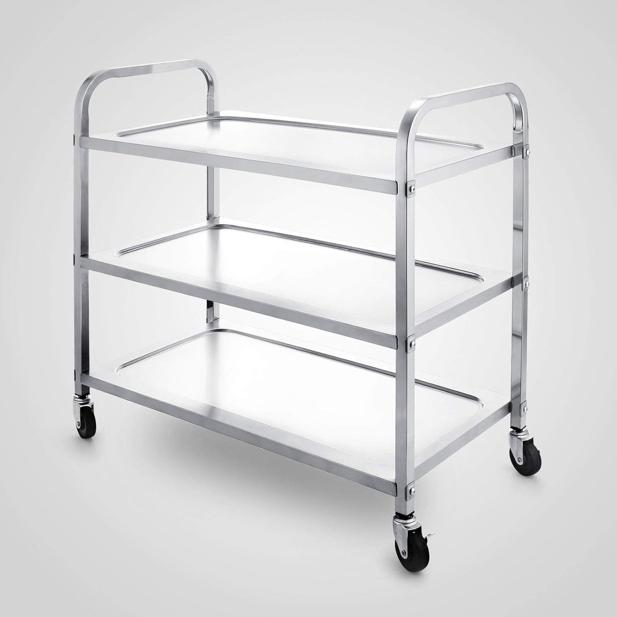 Stainless Steel 3 Tier Utility Cart with Wheels C7430