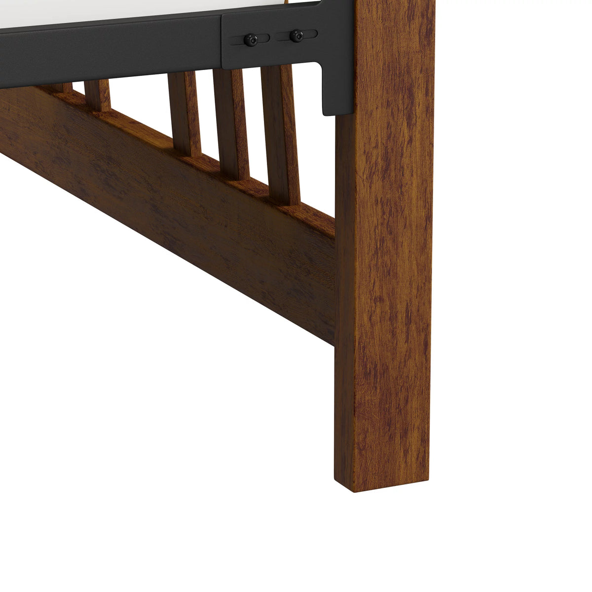 Walnut Wood Twin Daybed L969