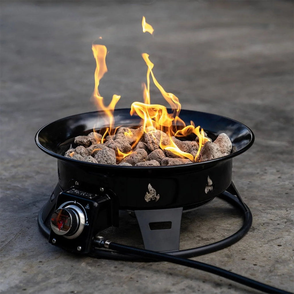 Portable Propane Fire Pit with Cover & Carry Kit V565259