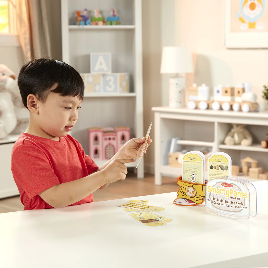 Preschool Card Set Educational Activity With 120 Questions, Puzzles, and Games S242