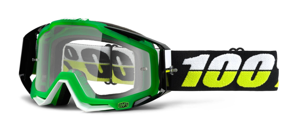Green Clear Lens Goggles I448