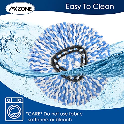 Spin Mop Head Replacement Base Handle 4 Mop Replace Heads Combo Set A1198