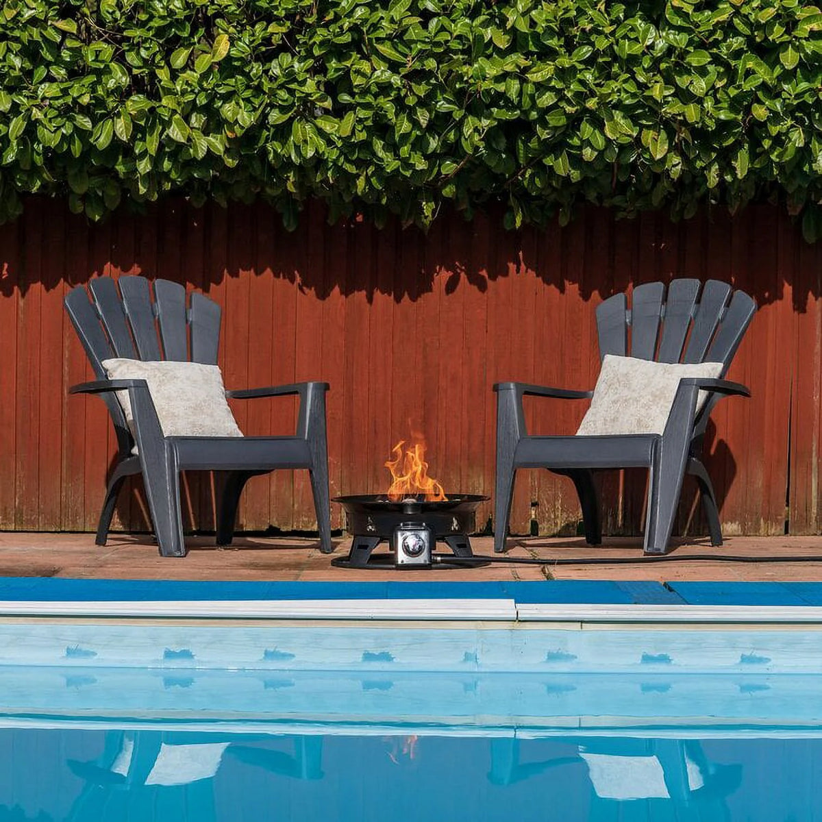 Portable Propane Fire Pit with Cover & Carry Kit V565259
