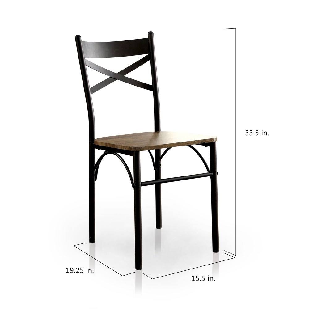 3-Piece Metal Compact Dining Set E4855