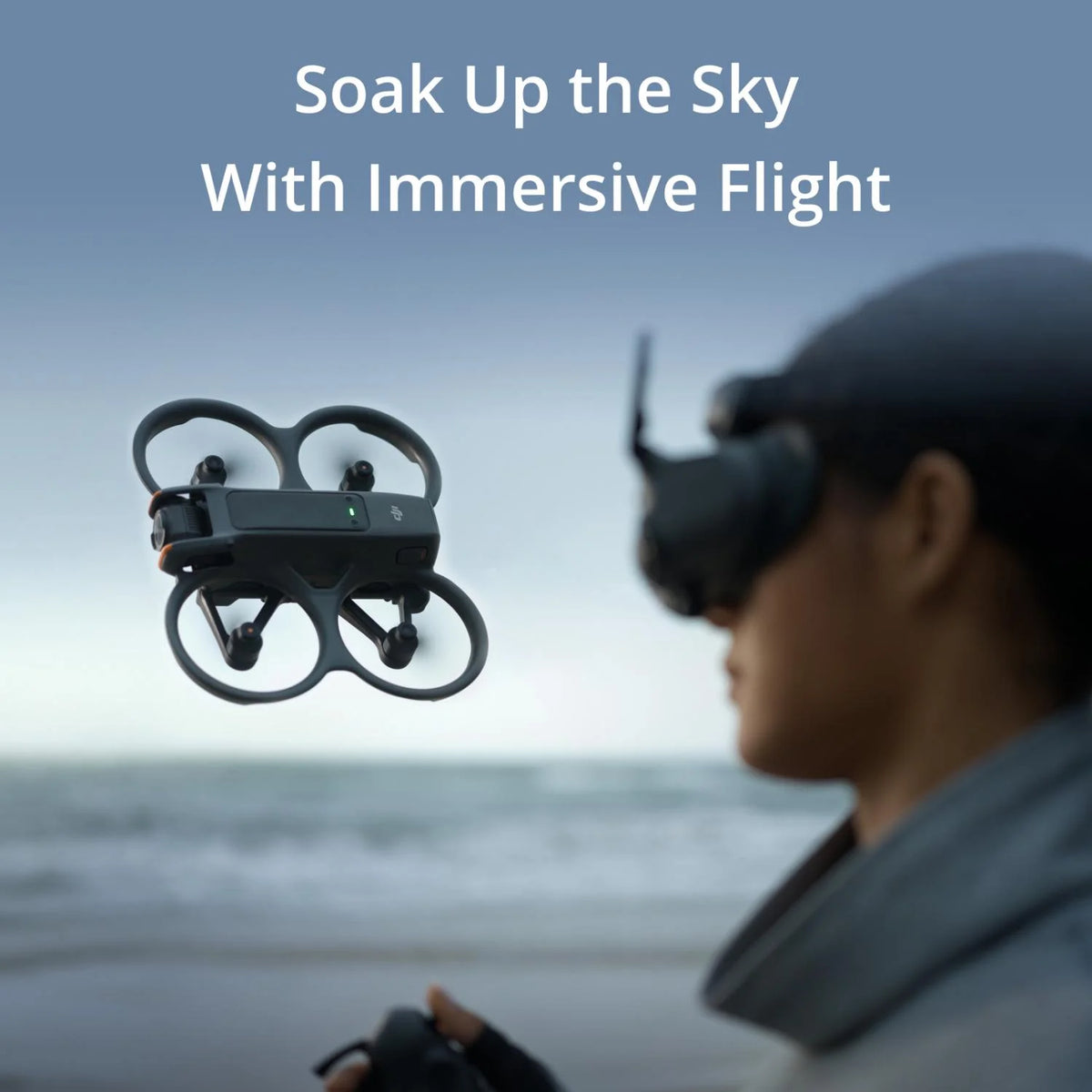 FPV Drone Fly More Combo (3 Batteries) with Camera 4K Includes Goggles 3 and RC Motion 3, Built-in Propeller Guard T785