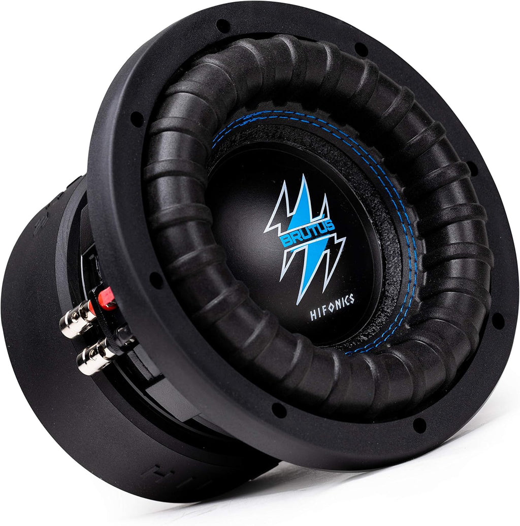 2 x 8 Inch Dual 4 Ohm Car Audio Subwoofer with Aluminum Die-Cast Basket C90188