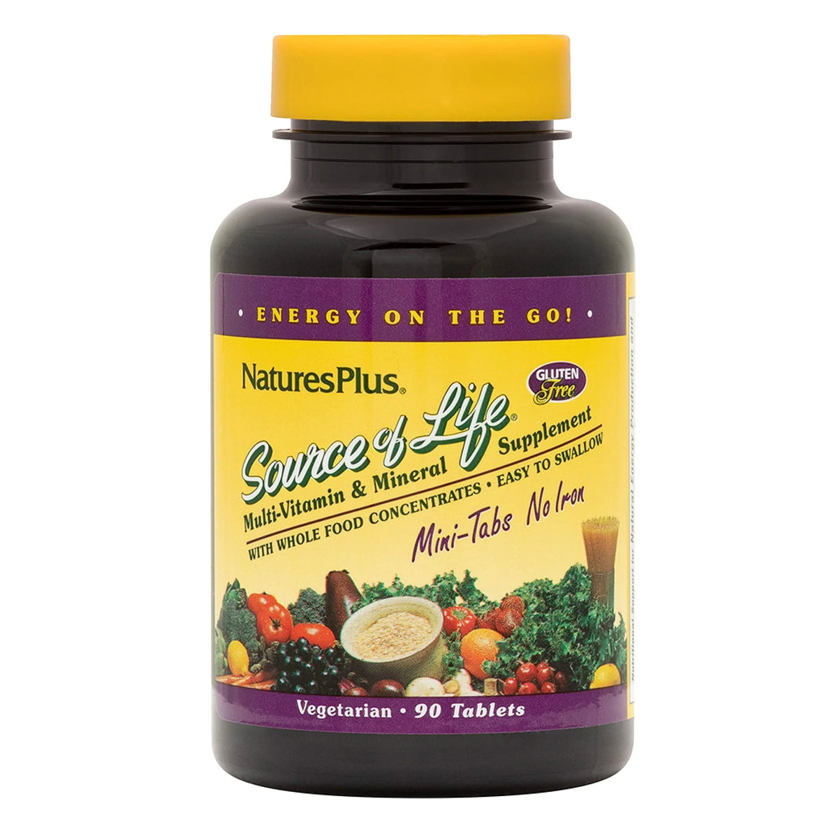 90 Vegetarian Mini Tablets Whole Food Multivitamin & Mineral Supplement K846