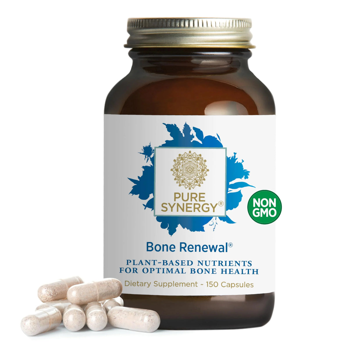 Vegan Bone Health Supplement with Vitamin D3, K2, Magnesium, Boron 150 Capsules T59030
