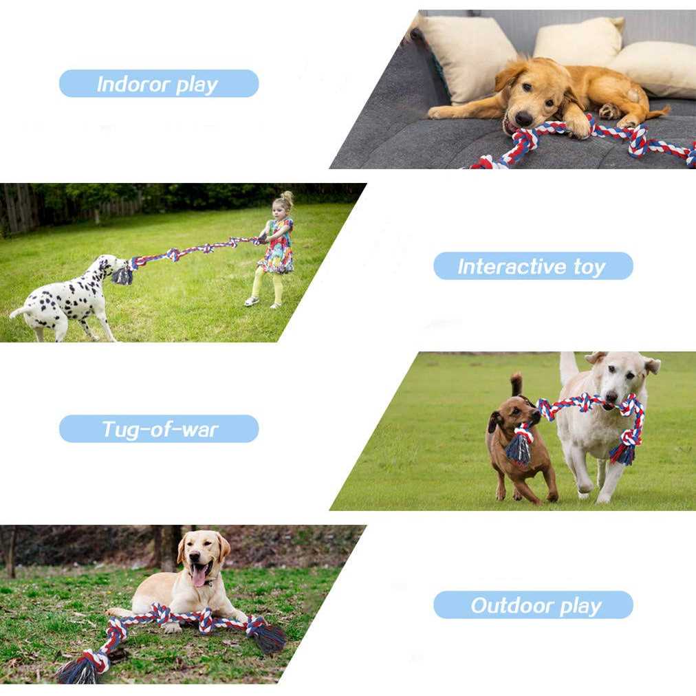 Dog Rope Toys for Aggressive Chewers J7545