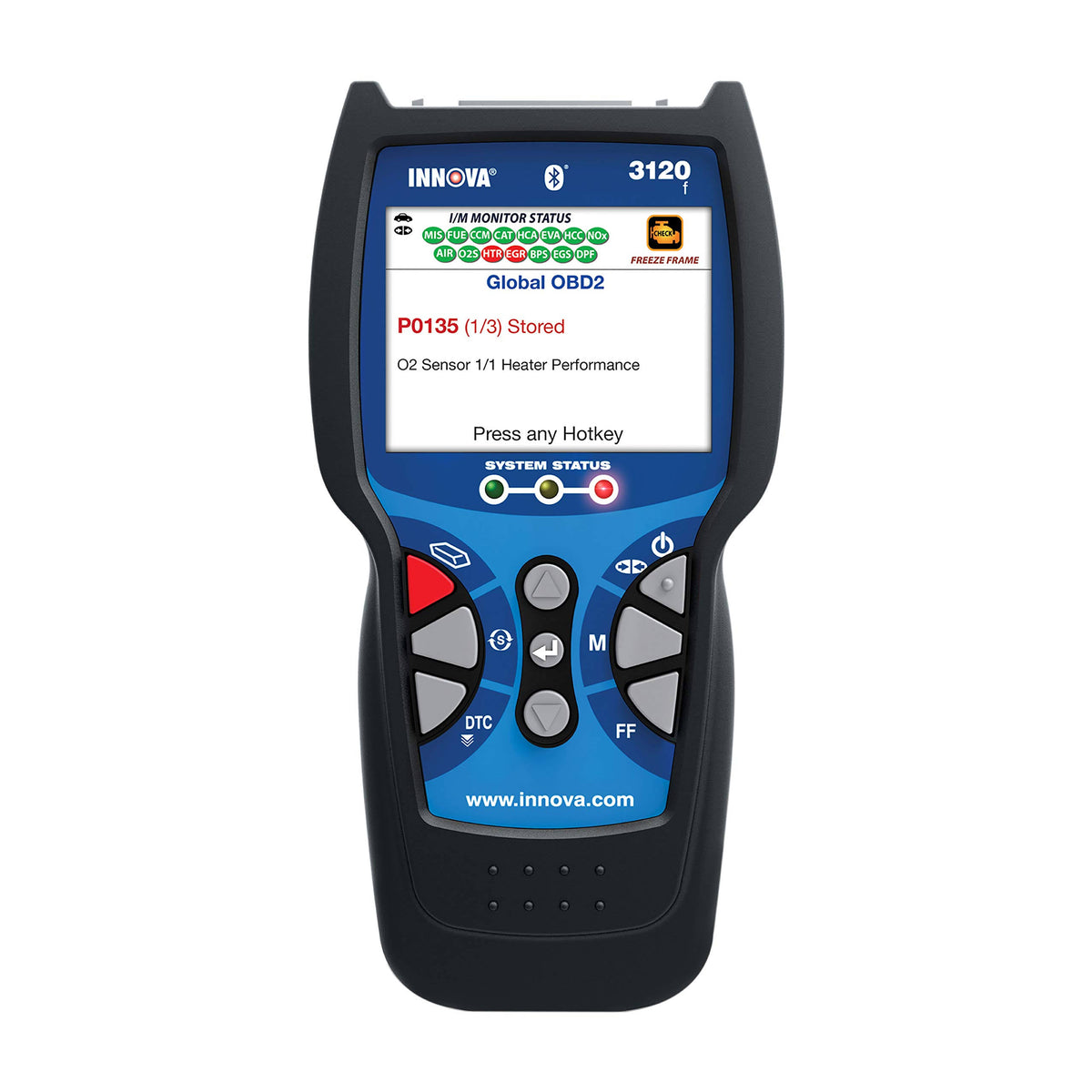 OBD2 Code Reader Scan Tool with ABS and Bluetooth C14817