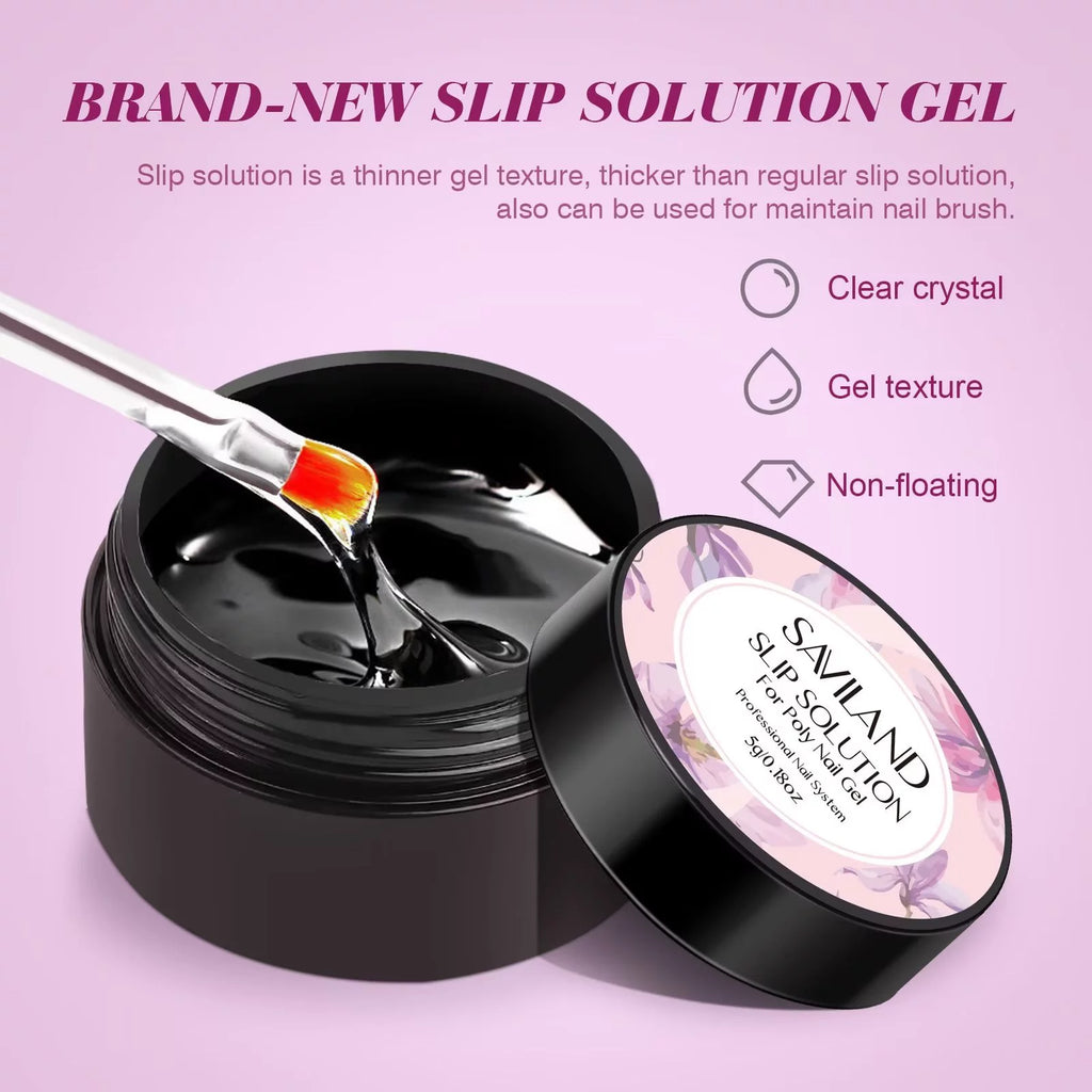 6 Colors Poly Extension Gel Nail Kit with Nail Lamp O903