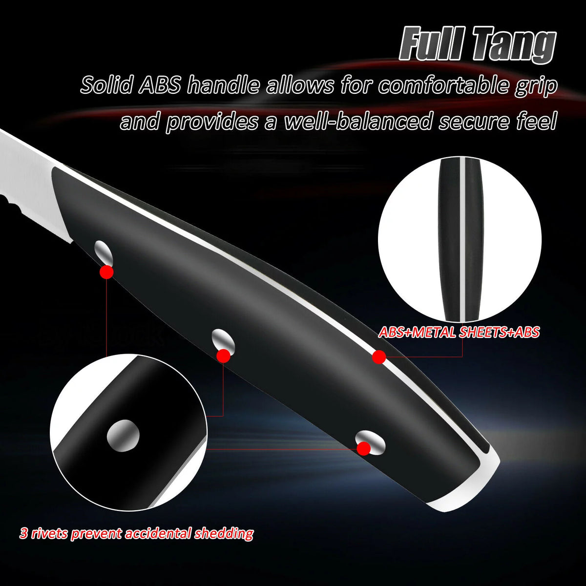 Black Steak Knife Set C765770