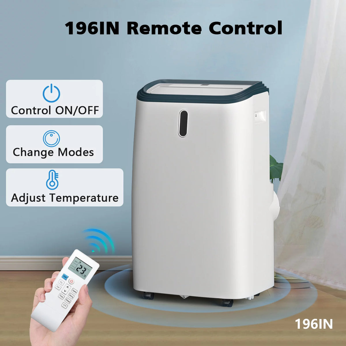 12000 BTU 3-in-1 Portable Air Conditioner & Dehumidifier F530147