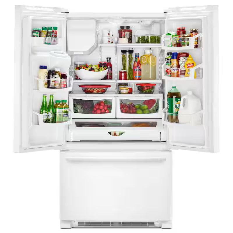 French Door Refrigerator in White S775