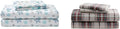 Queen Cotton Flannel Bedding Set A423755