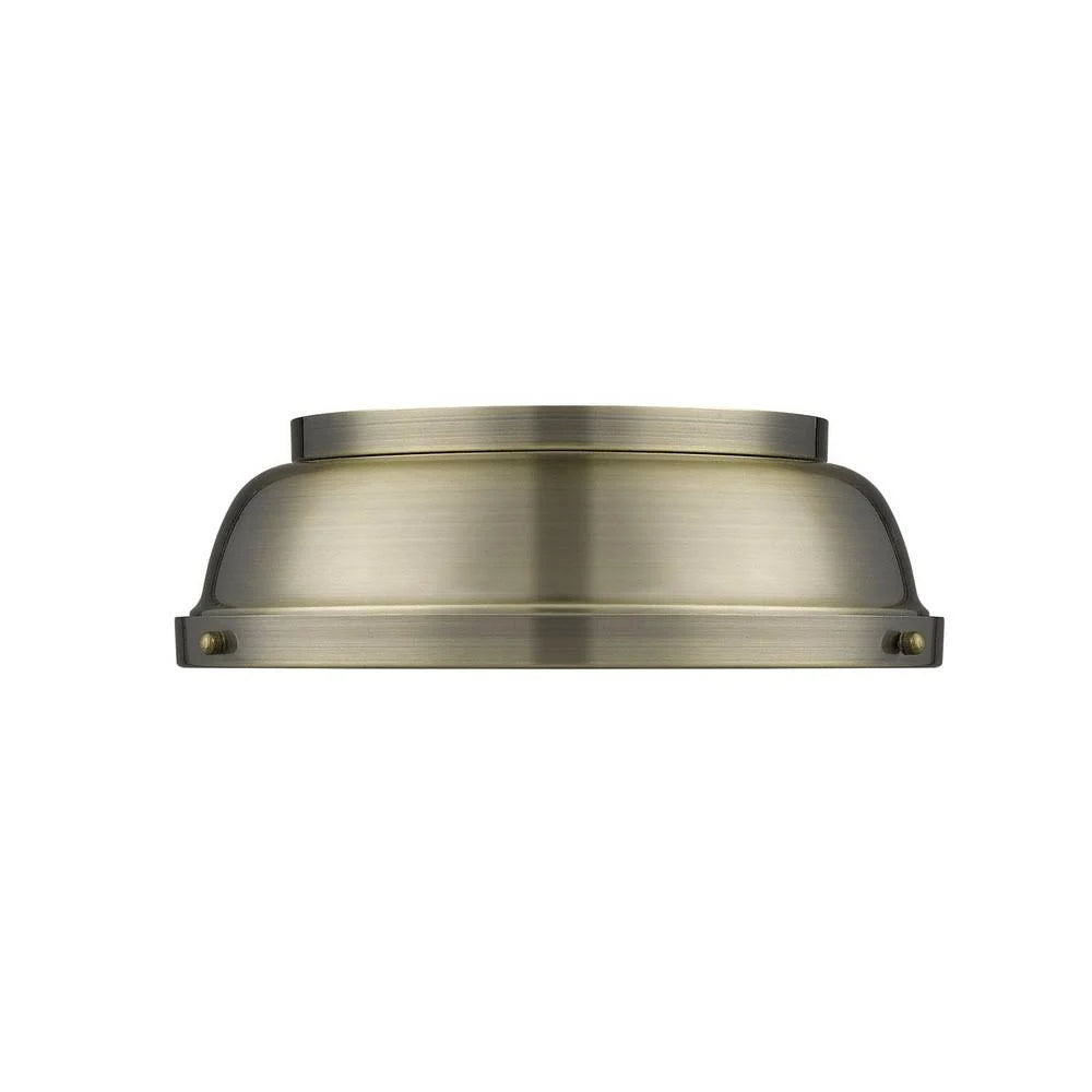 Aged Brass Flush Mount Y13135