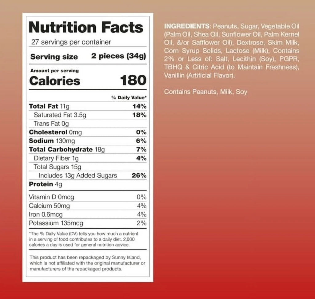 White Chocolate Peanut Butter Candy 4 Pounds E70744