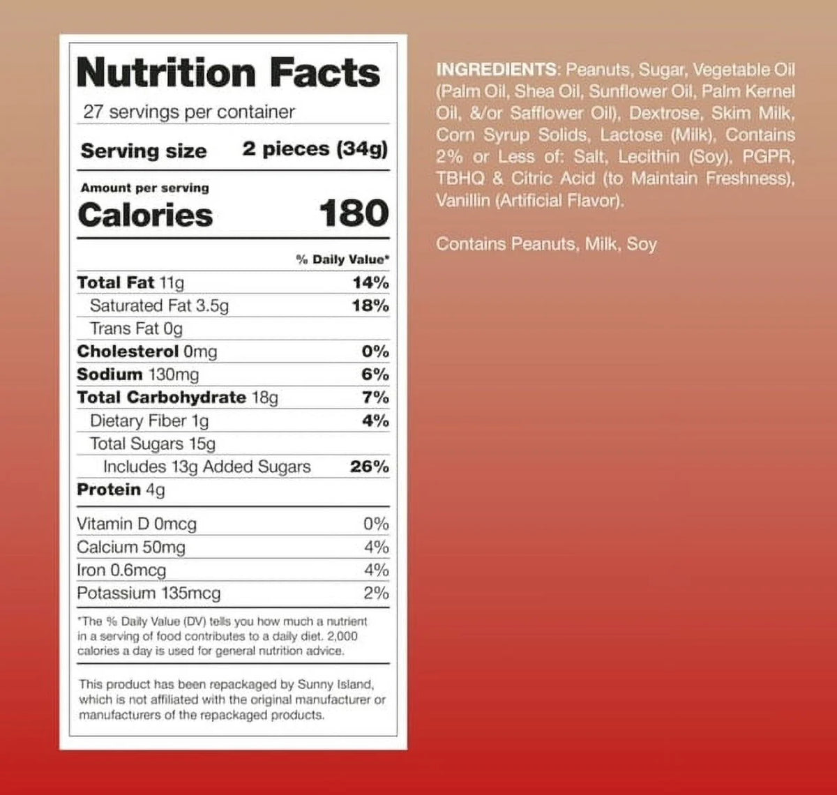 White Chocolate Peanut Butter Candy 4 Pounds E70744