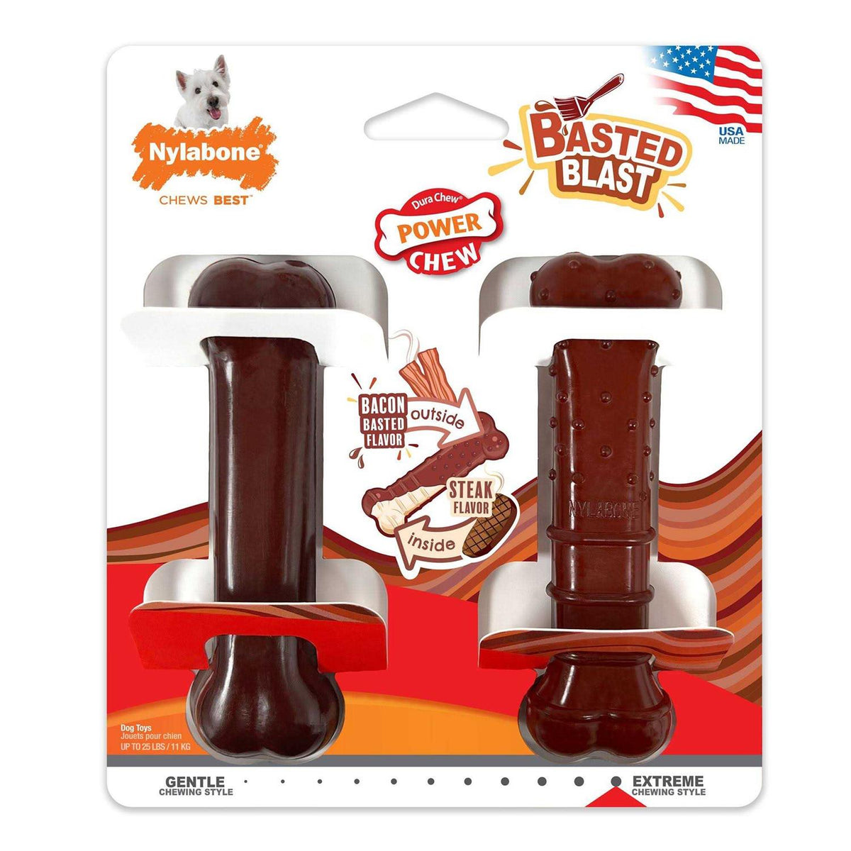 Dual Flavored Dog Chew Toys O2425