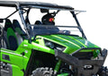 Scratch-Resistant Flip Windshield for Kawasaki Teryx 4 750/800 / 4 800, 1/4 Thick Polycarbonate M3071