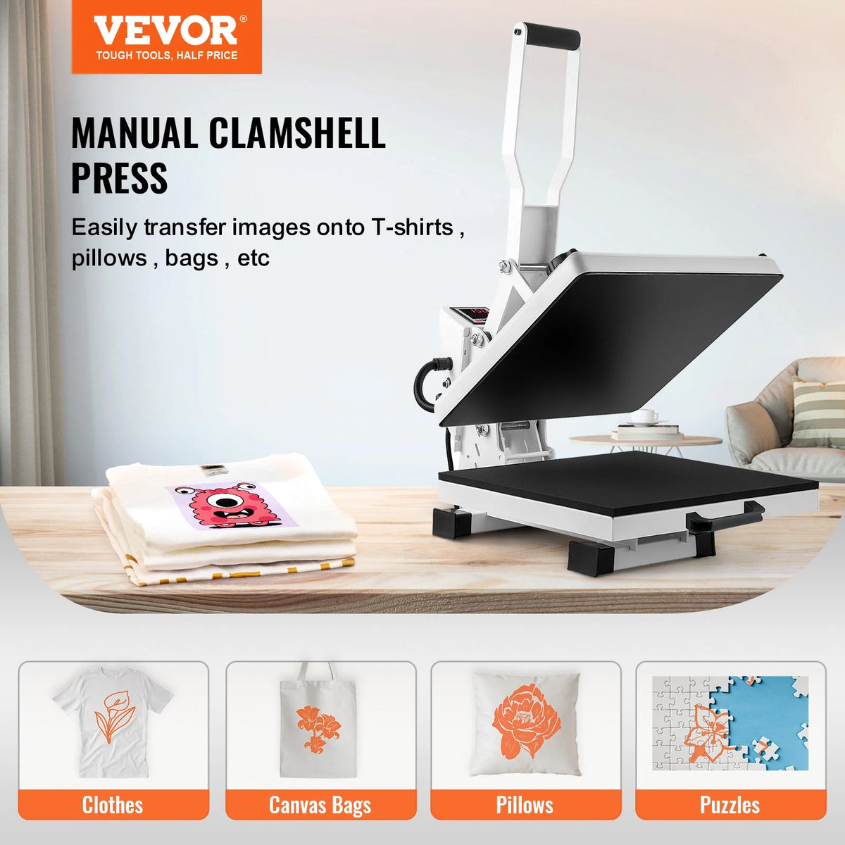 15"x15" Swing Away Heat Press Machine Z517