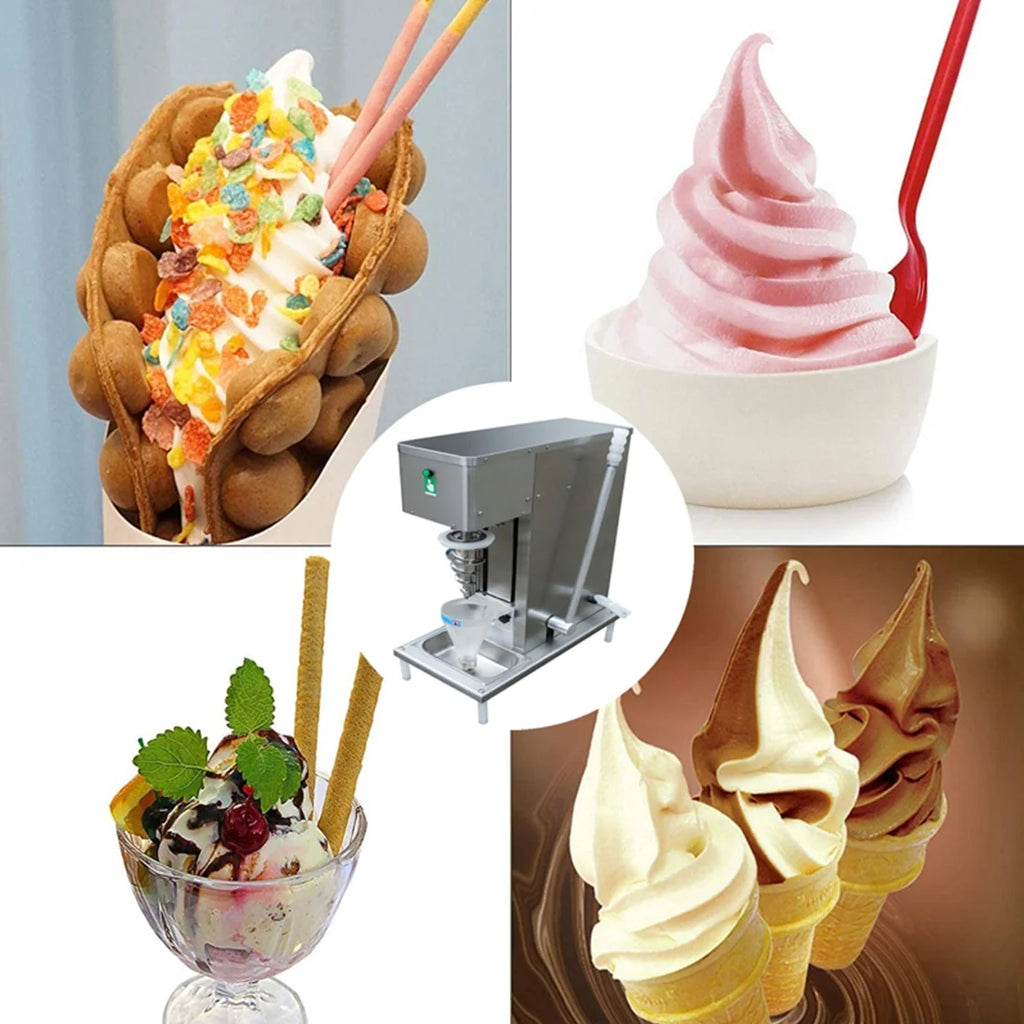 Electric Fruit Ice Cream Mixer Machine Frozen Yogurt Milkshake K1622