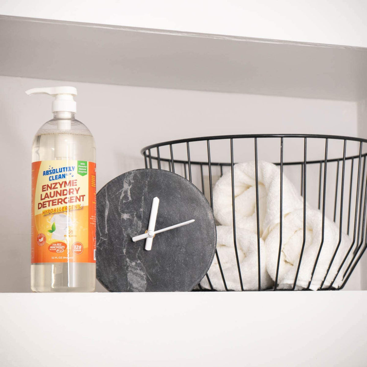 Laundry Detergent Liquid 128 Loads 32oz Bottle H8833