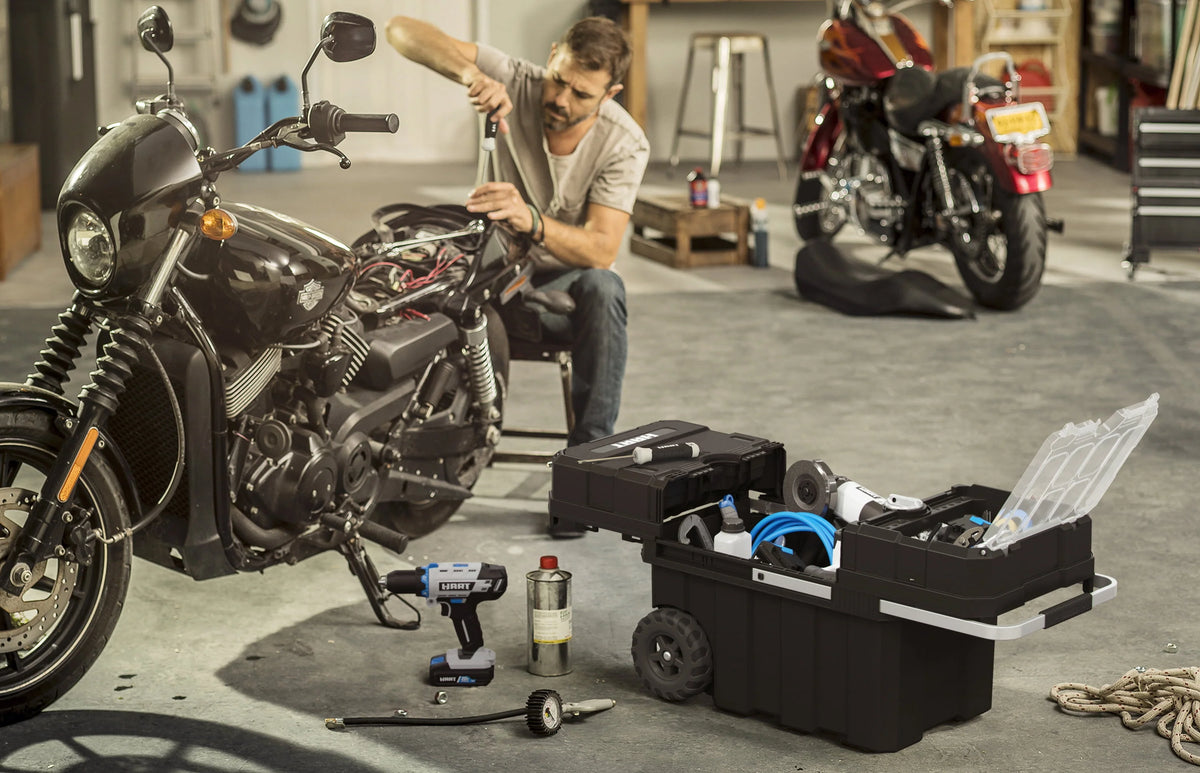 Black 24in Rolling Tool Box S6753