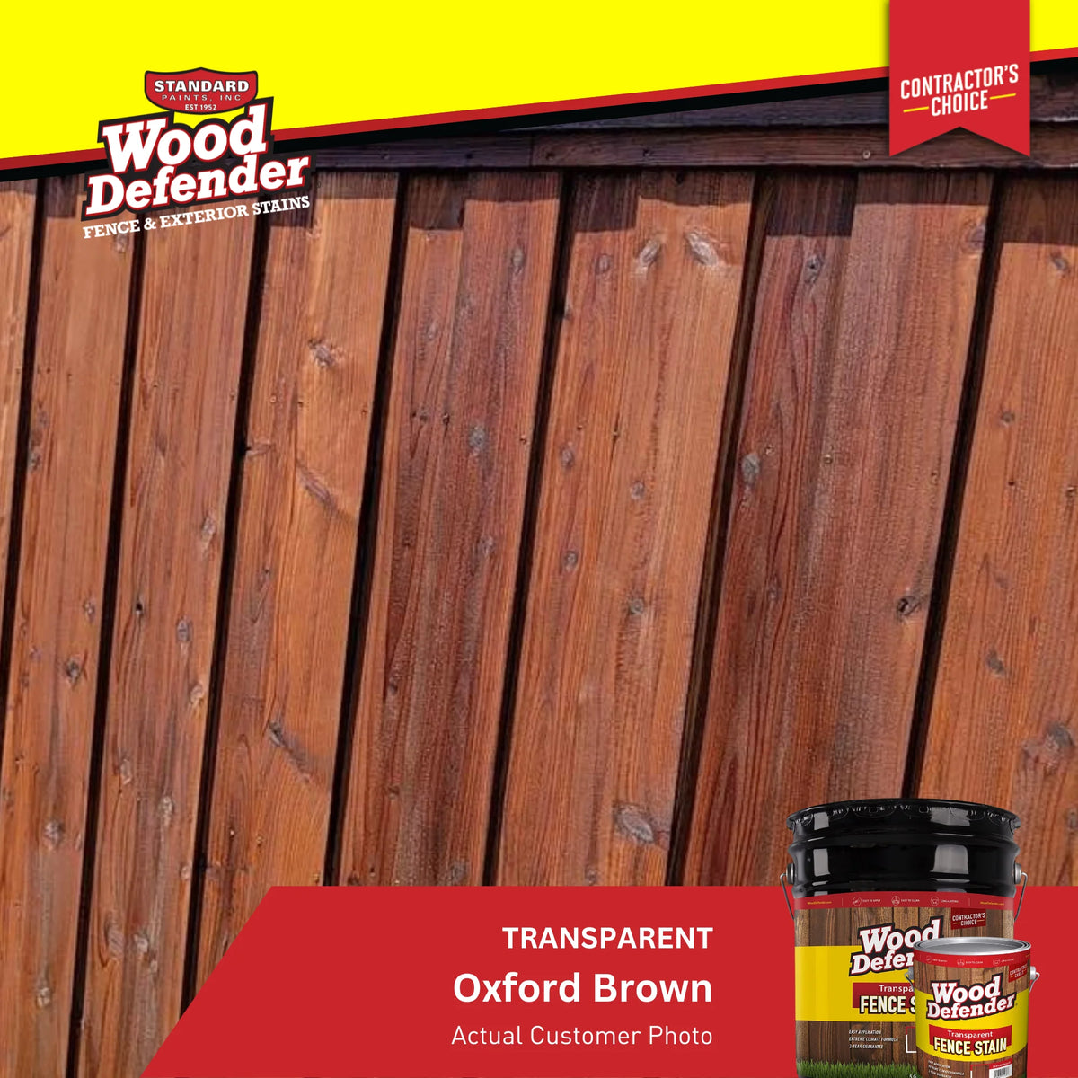 Oxford Brown Fence Stain 5 gal P286