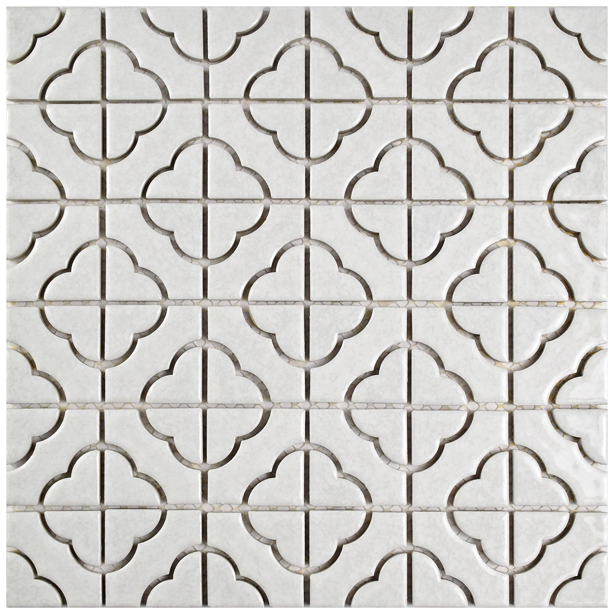 White Porcelain Floor and Wall Tile T585272