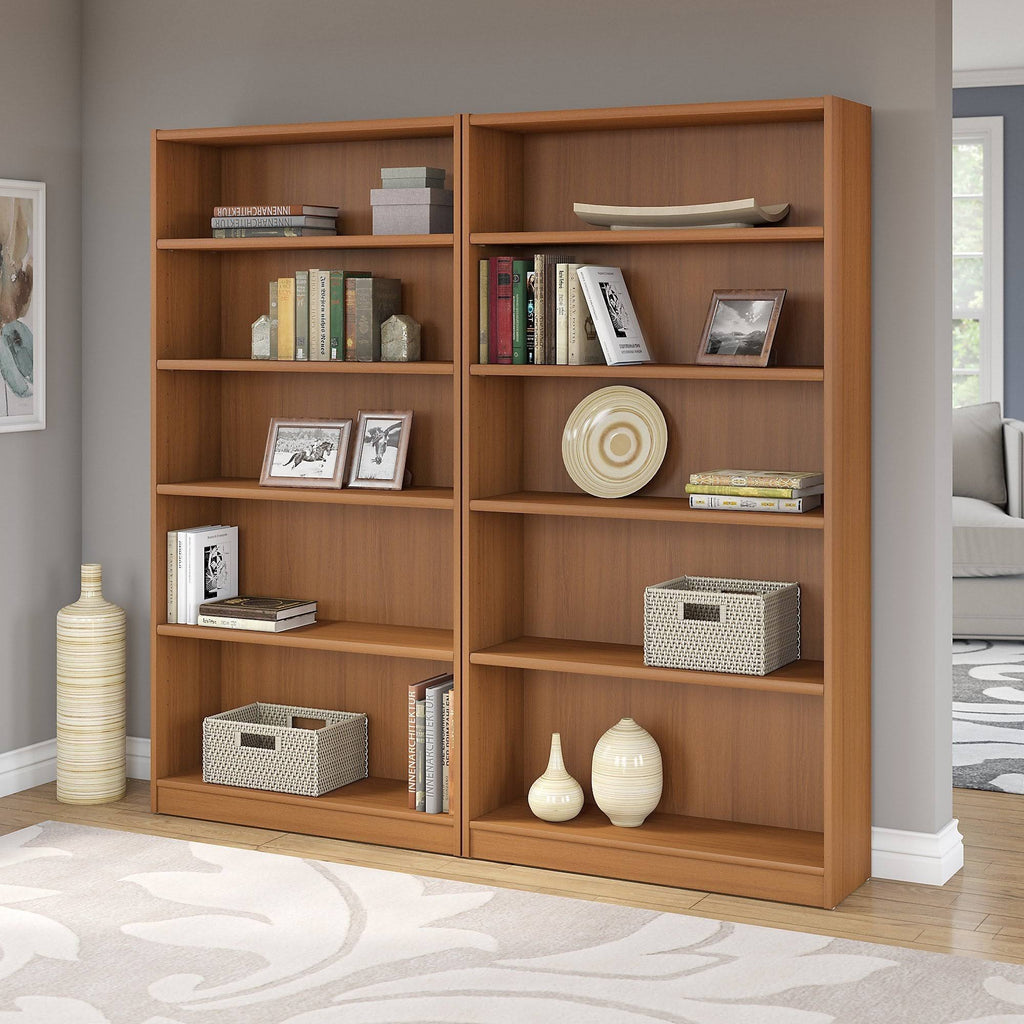 5 Shelf Bookcase Set of 2 B9079