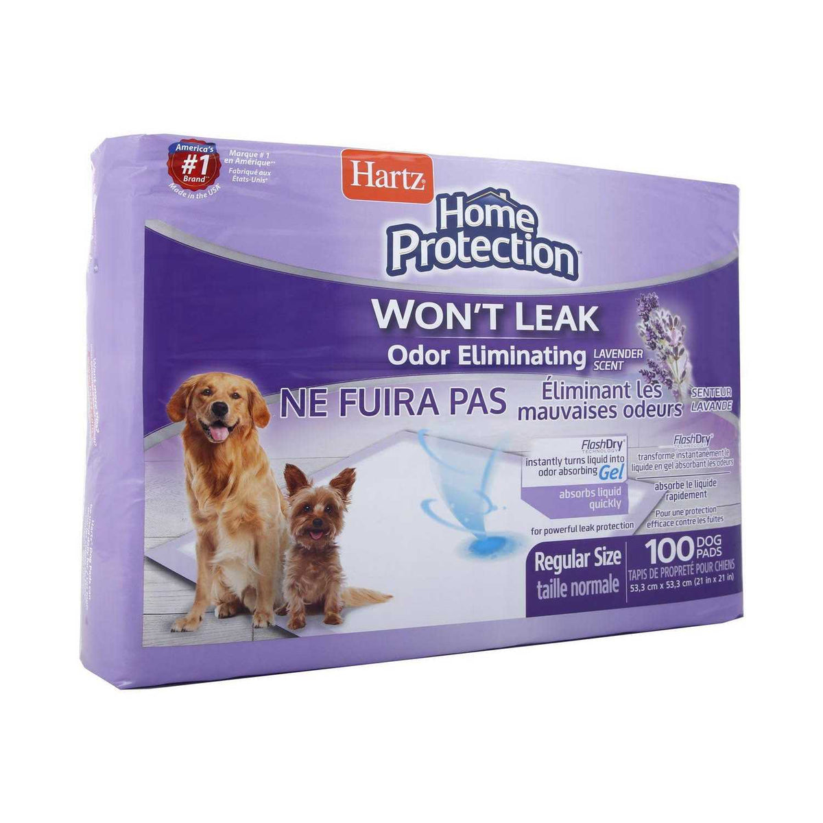 Lavender Scent Odor Eliminating Dog Pads P714715