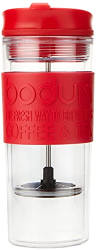 Black 15oz Vacuum Insulated Stainless Steel Travel Press S330