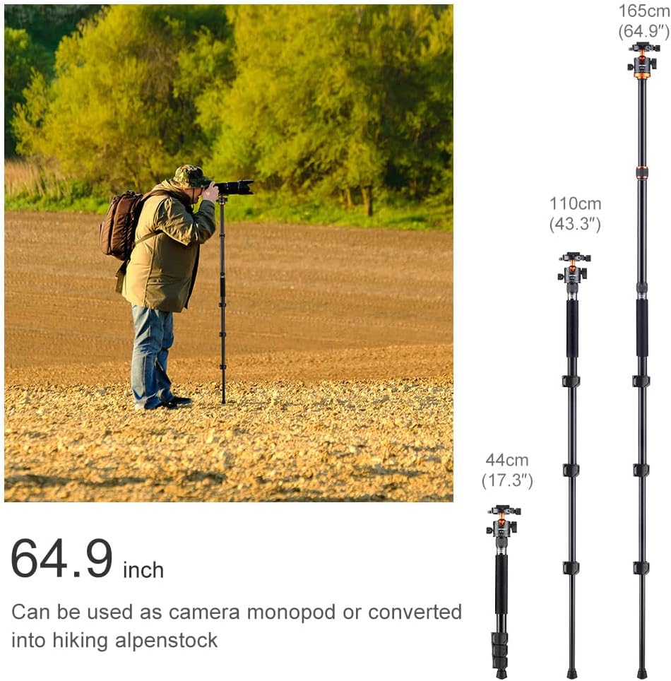 62 inch Aluminum DSLR Camera Tripod with Ball Head S21575