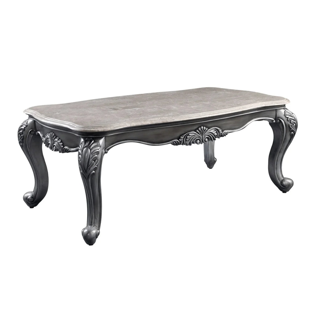 Gray Marble Top Coffee Table T52561