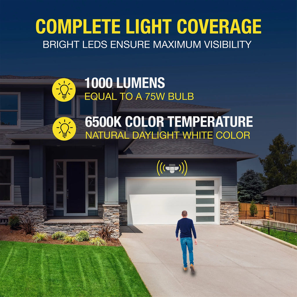 Adjustable Solar Motion LED Security Light 2-Pack O640992